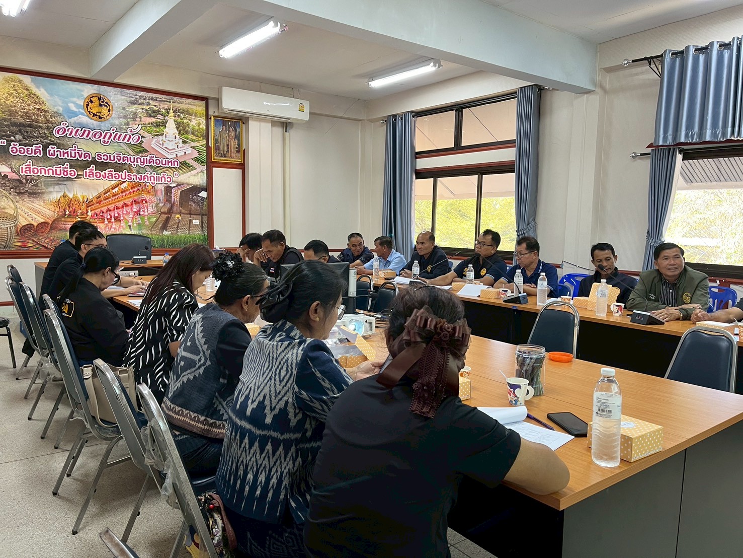 👉🏻👉🏻ดำเนินการนำเสนอผลการจัดเก็บและรับรองคุณภาพข้อมูล จปฐ. ระดับอำเภอ 👈🏻👈🏻